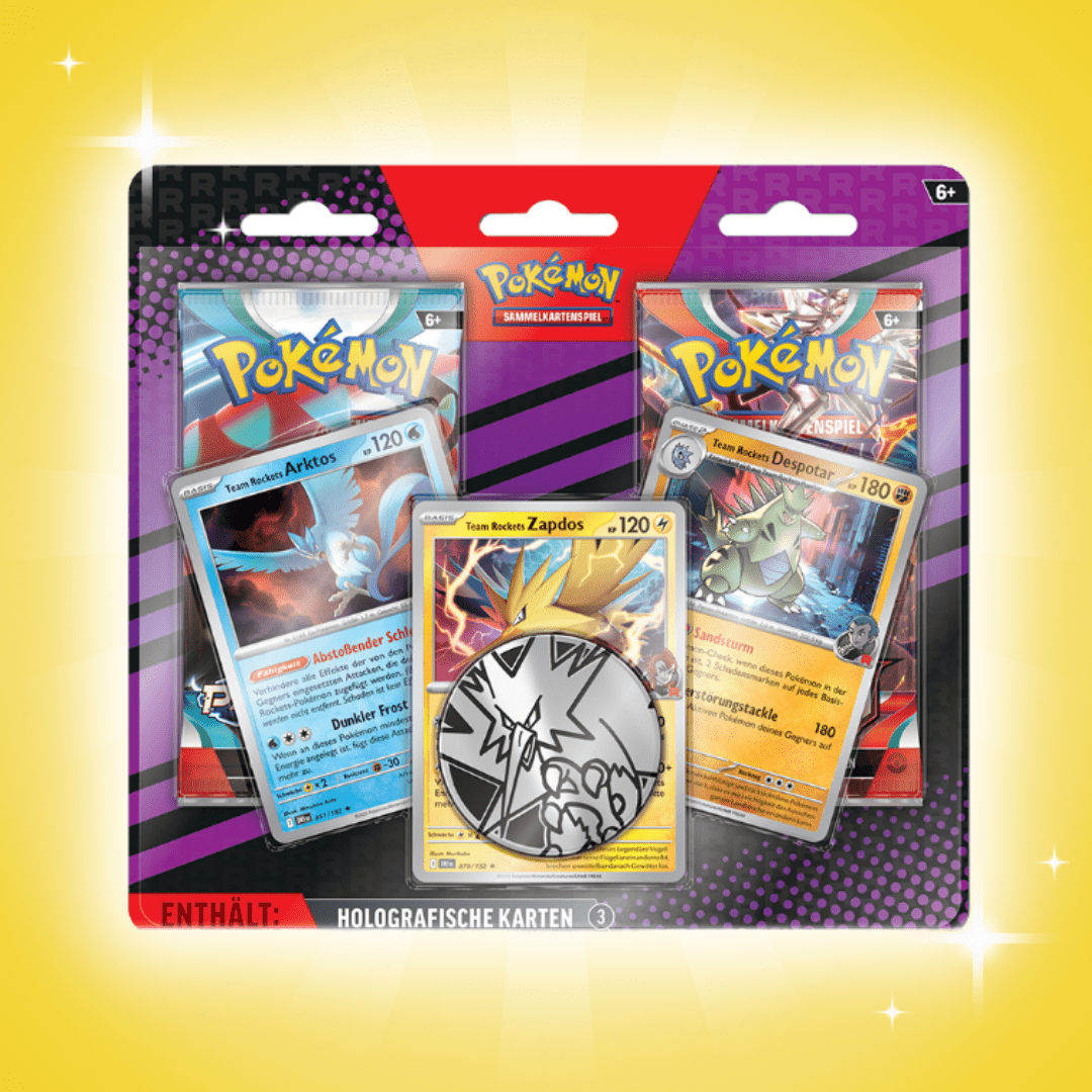 Pokémon 11706 Upgraded 2-pack Blister – 's , & Despotar, 2 Booster Packs + Coin