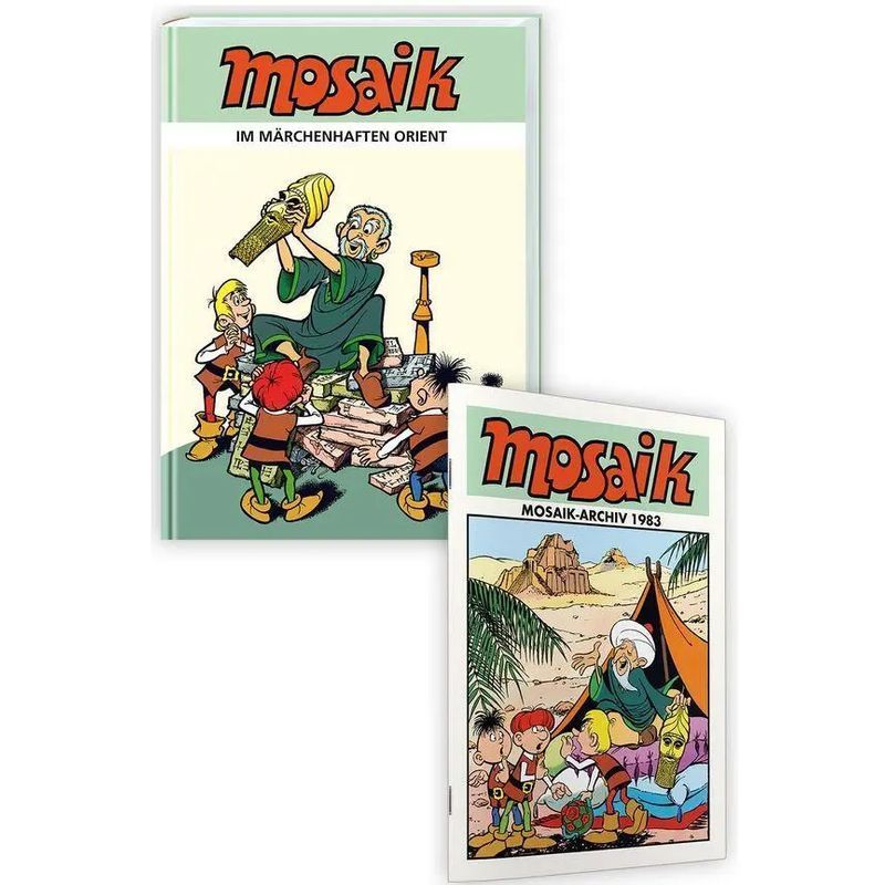 Image of In The Fairytale Orient Hardcover - Year 1983 - Mosaik Team - Book - German - 2026 - Mosaik Steinchen - Ean 9783864623189
