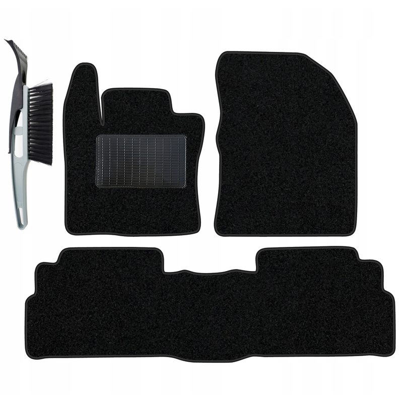 Velour Car Mats Set Compatible With 2009-2018