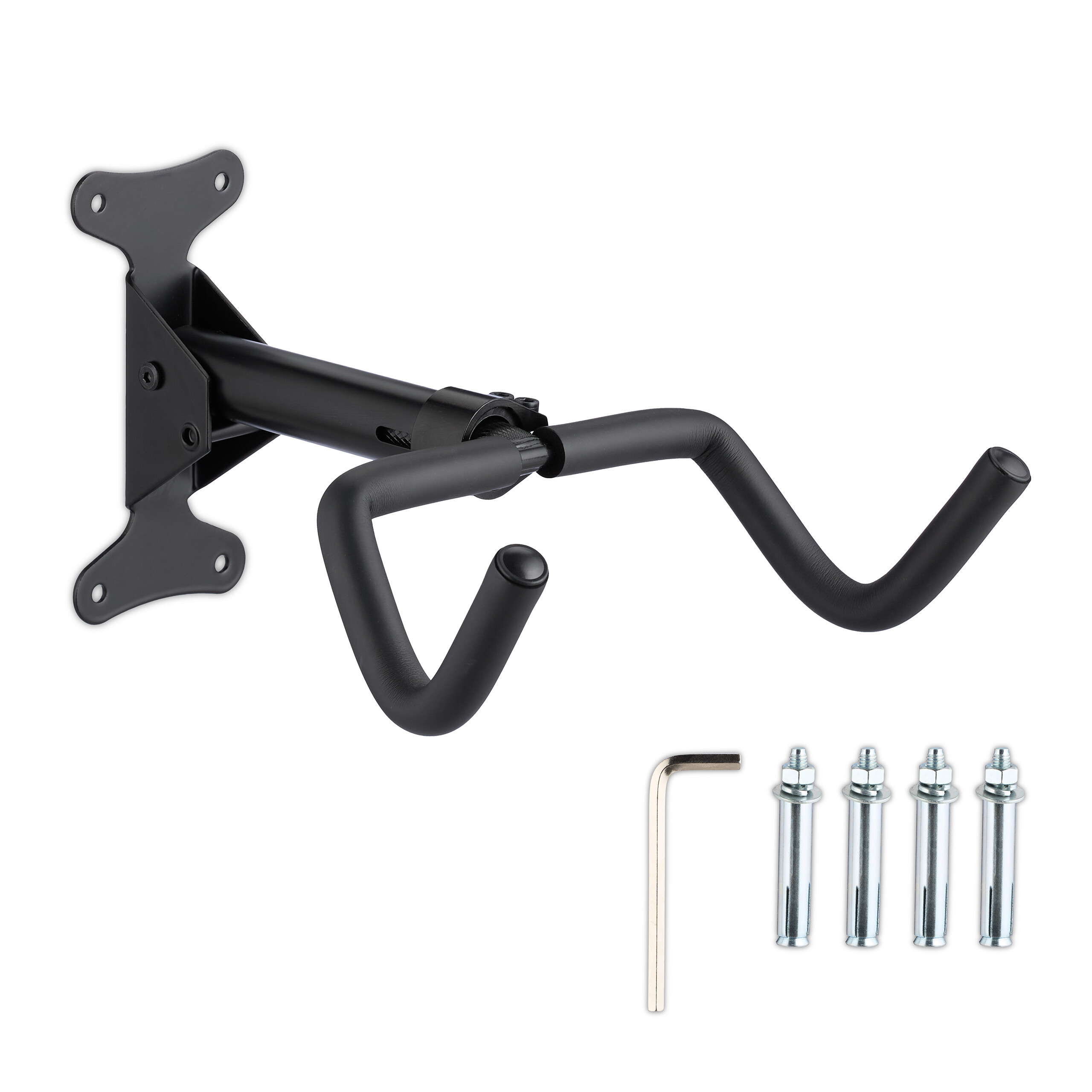 E-shop Fahrrad Wandhalterung in Schwarz - (B)27.5 x (H)18 x (T)33 cm