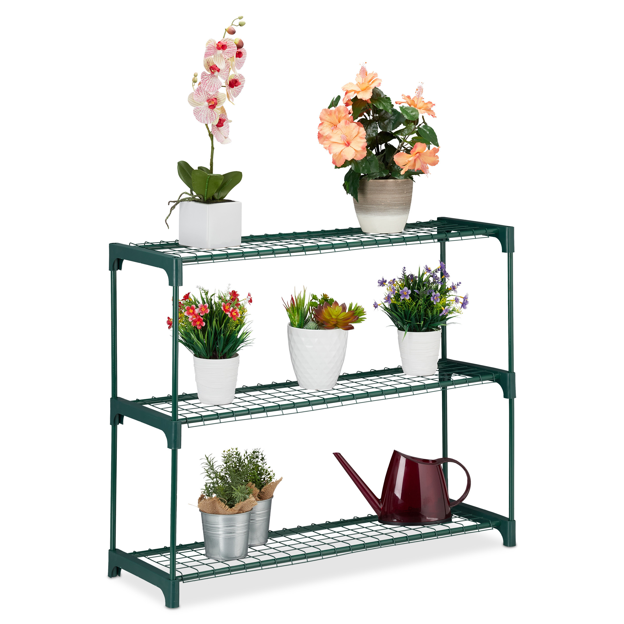 Green Plant Shelf - (w)91 X (h)74.5 X (d)28.5 Cm