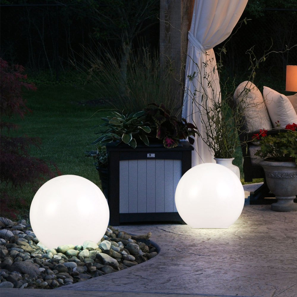 TEMU Led Solar Outdoor Light Outdoor Lighting Lighting Garden Light Lamp Light Sphere Shape 2pcs Set