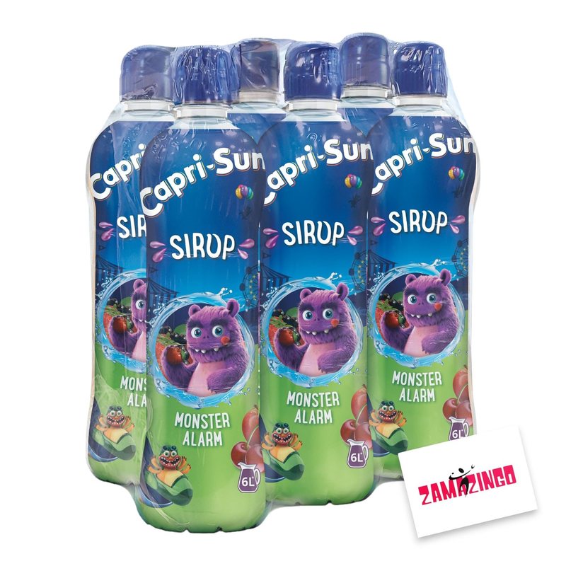 Image of 6 Packs Of Capri Sun Syrup Monster Alarm 0.6l (6x600ml)