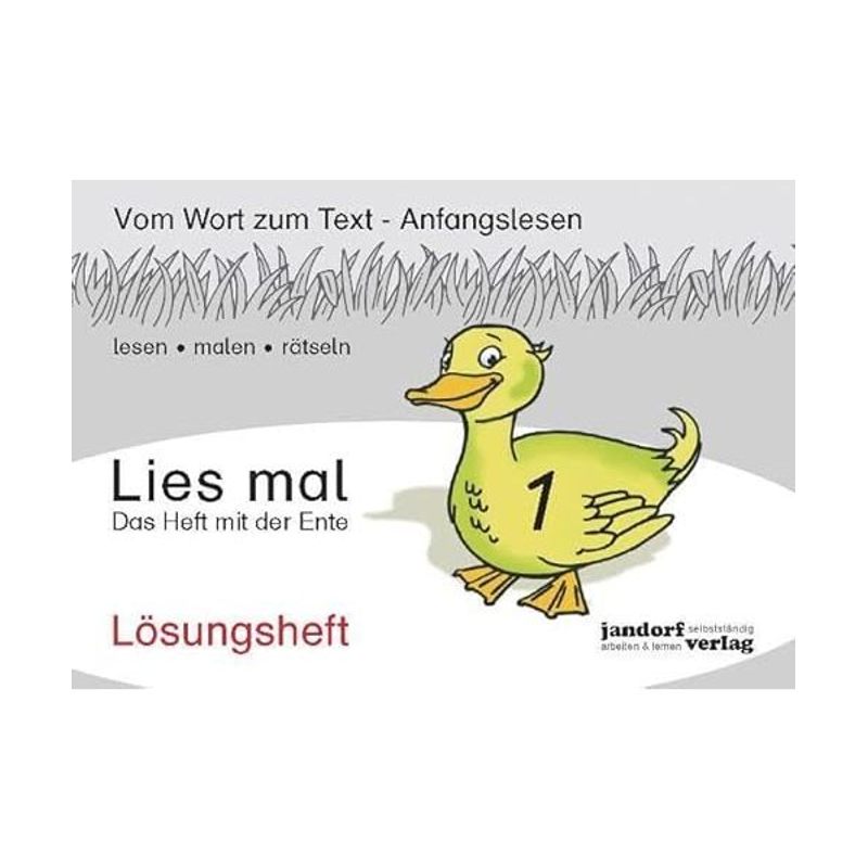 Read 1 - The Notebook With The Duck. Solution Booklet