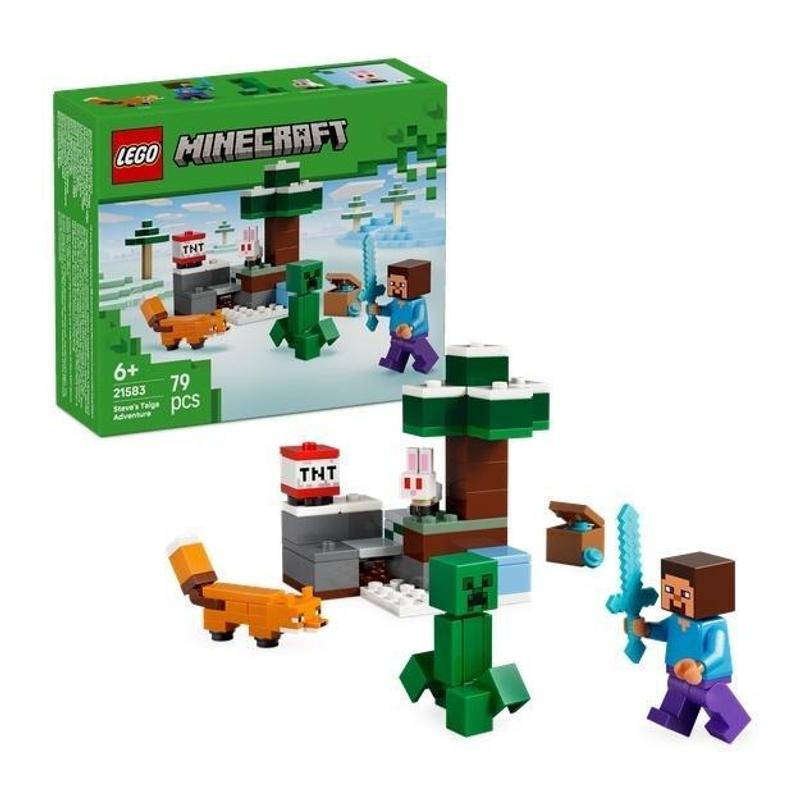 LEGO® Minecraft 21583 Steves Abenteuer in der Taiga