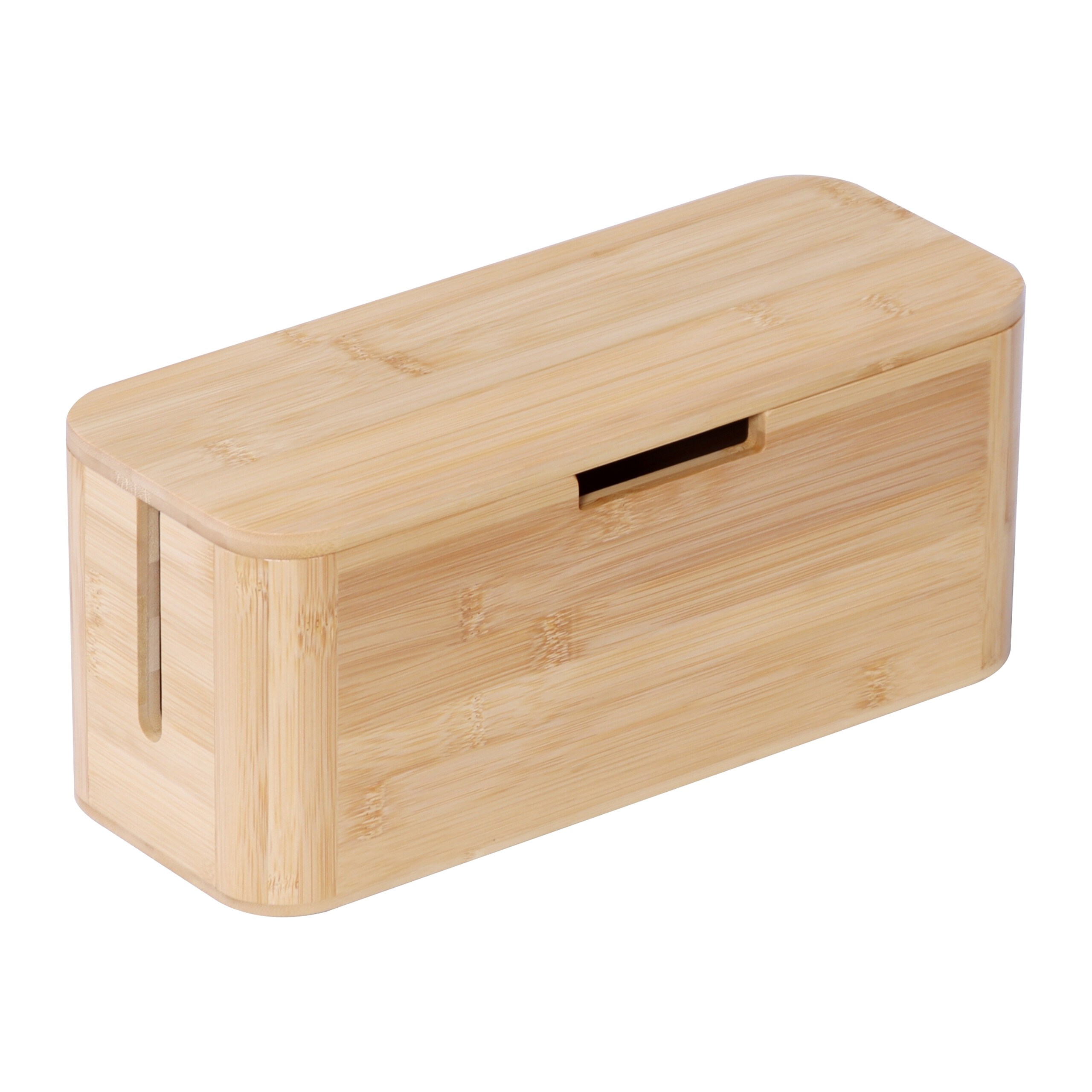TEMU Cable Box In Natural - (w)34 X (h) X (d)13.5 Cm