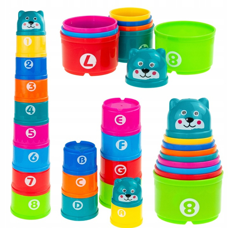 TEMU Pyramid Puzzle For A Child Educational Tower