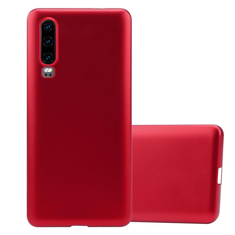 Case Compatible For Huawei P30 Protective Of Flexible Tpu Silicone Matte Metallic Back Case Cover Phone Case