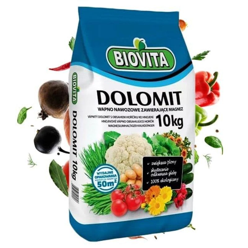 TEMU Biovita Dolomite 10kg And Magnesium Fertilizer Eco-fertilizer For Plants