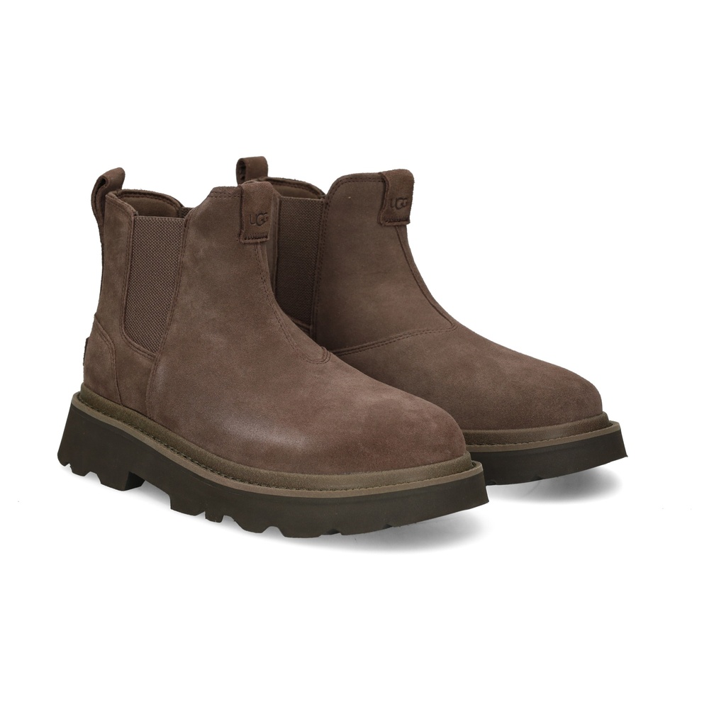 Image of M Chelsea Lug Men's Shoes, Brown, Comfortable Everyday Footwear With A Fitted Cut, Stable Sole, And For Casual Outfits