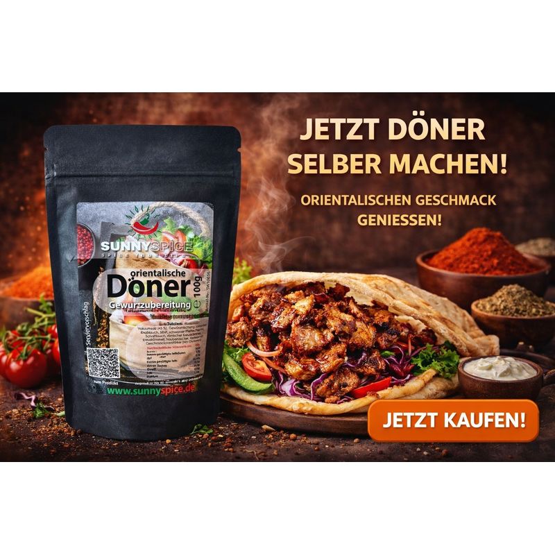 Kebab Spice Mix 100g, Private Label, Feinkost-aus-ungarn.de, Döner Spice Oriental Spice Blend