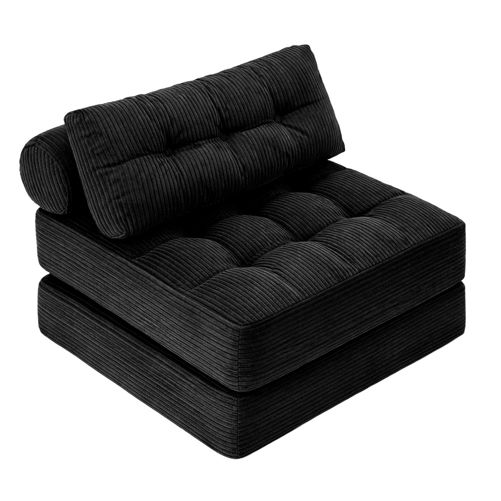 Foldable 4-in-1 Sleeper Sofa, Space- Guest Bed For Small Apartments, Student Dorms & Living Rooms, No