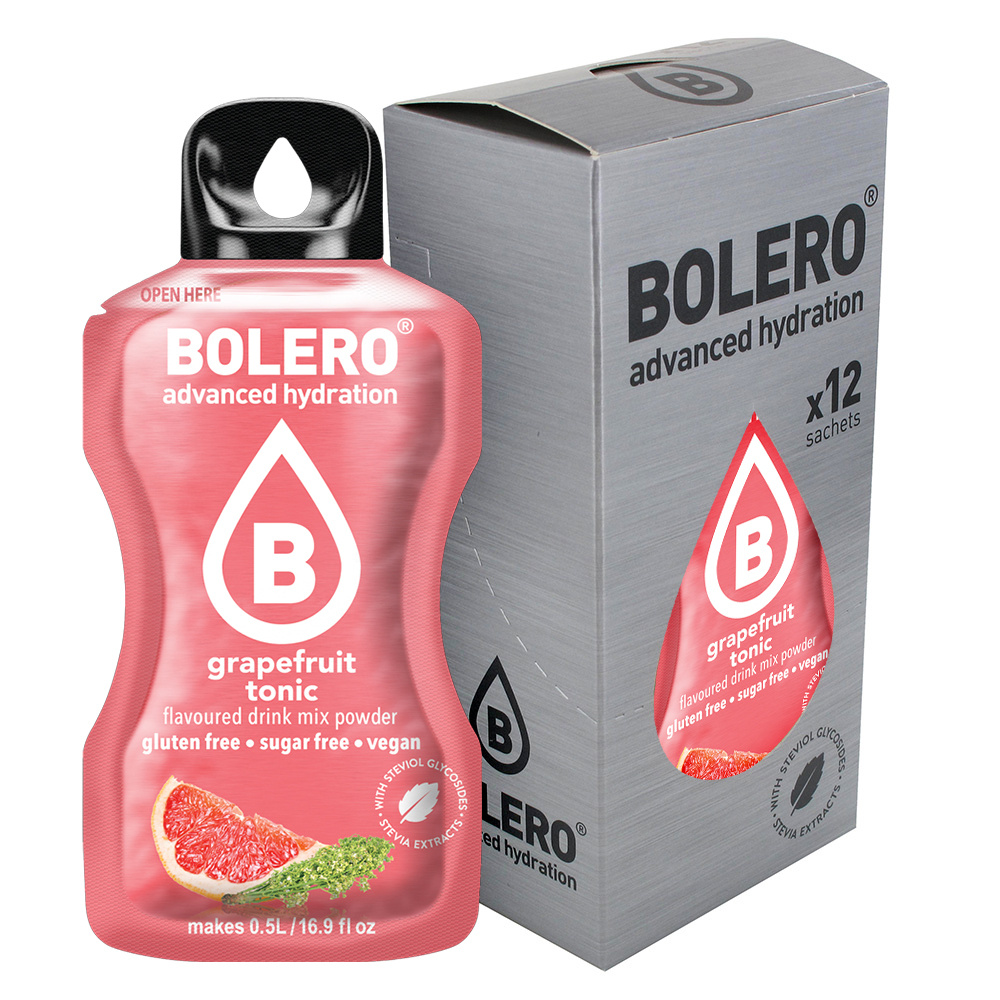 TEMU Bolero Drinks - 12 Sticks (3g Each) - Grapefruit Tonic