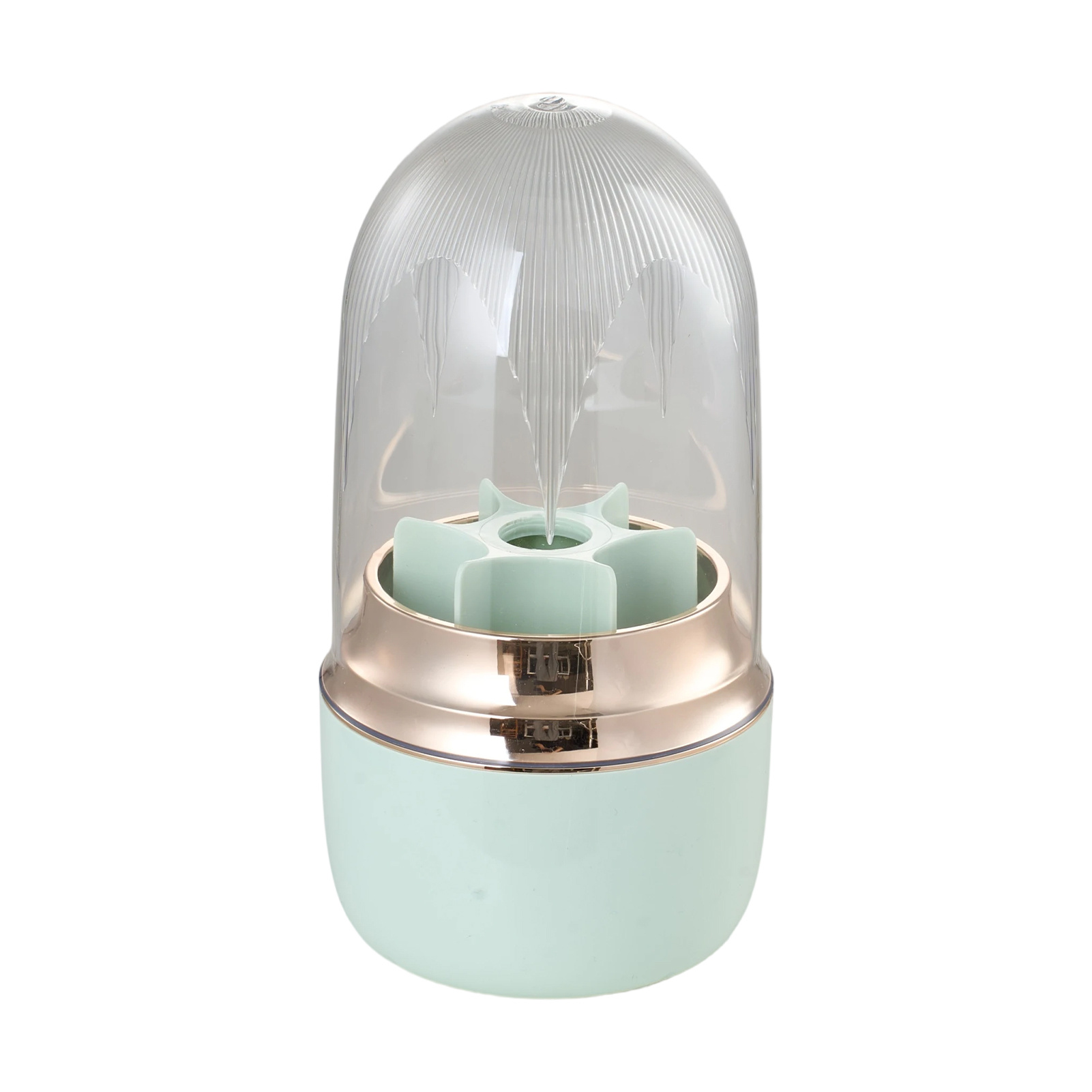 Cosmetic Storage Box with Rotating Brush Holder