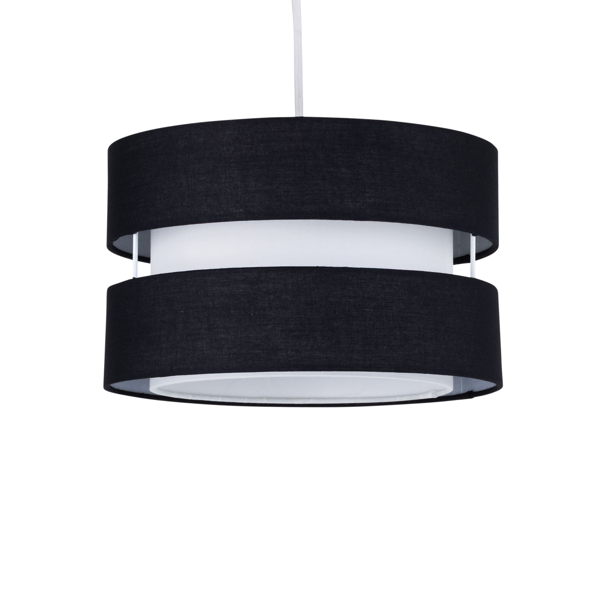 First Choice Lighting Benni Black 26cm Pendant Shade
