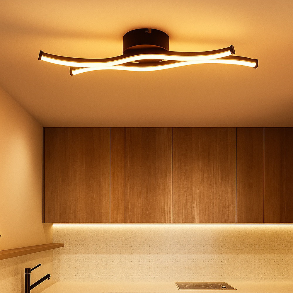 Image of Ceiling Light Living Room Lamp Led Ceiling Light Bedroom , , 12w 560lm Warm White, Lxbxh 47.6x10x5.6 Cm Model 67336-12