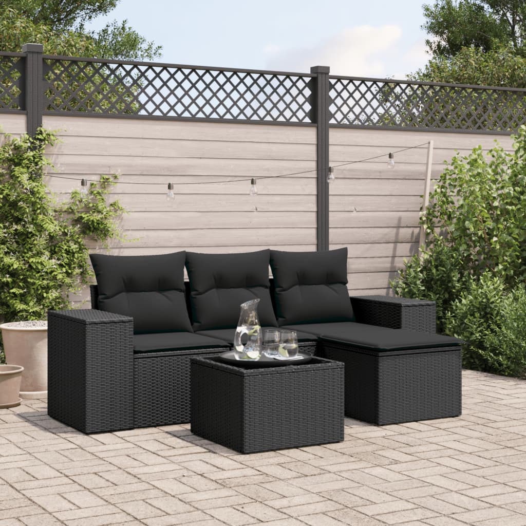 Vidaxl Garden Sofa Set, Outdoor Sofa Set, Sofa Set, Garden Lounge Set, Poly Rattan Lounge Set For Terrace