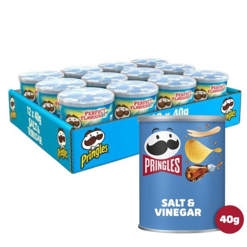 Pringles Salt & Vinegar 12 X 40g