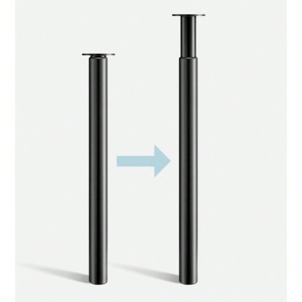 E-shop Möbelfüße Edelstahl Tischbeine Höhenverstellbar Tischfüße Höhe 710mm-110mm Ø60mm