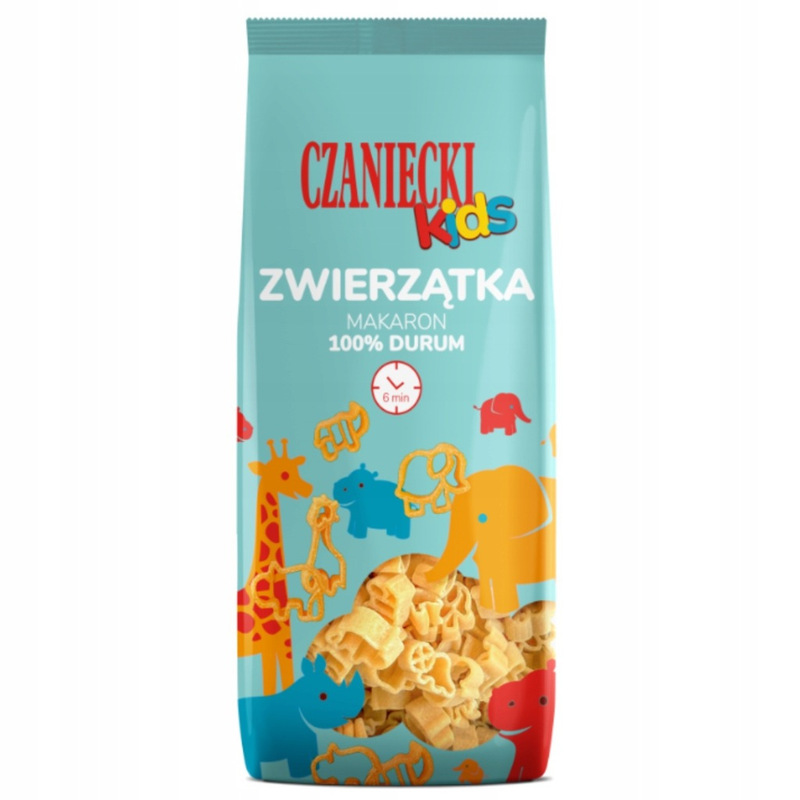 Czaniecki Macaroni For Kids Animal Shapes 250g