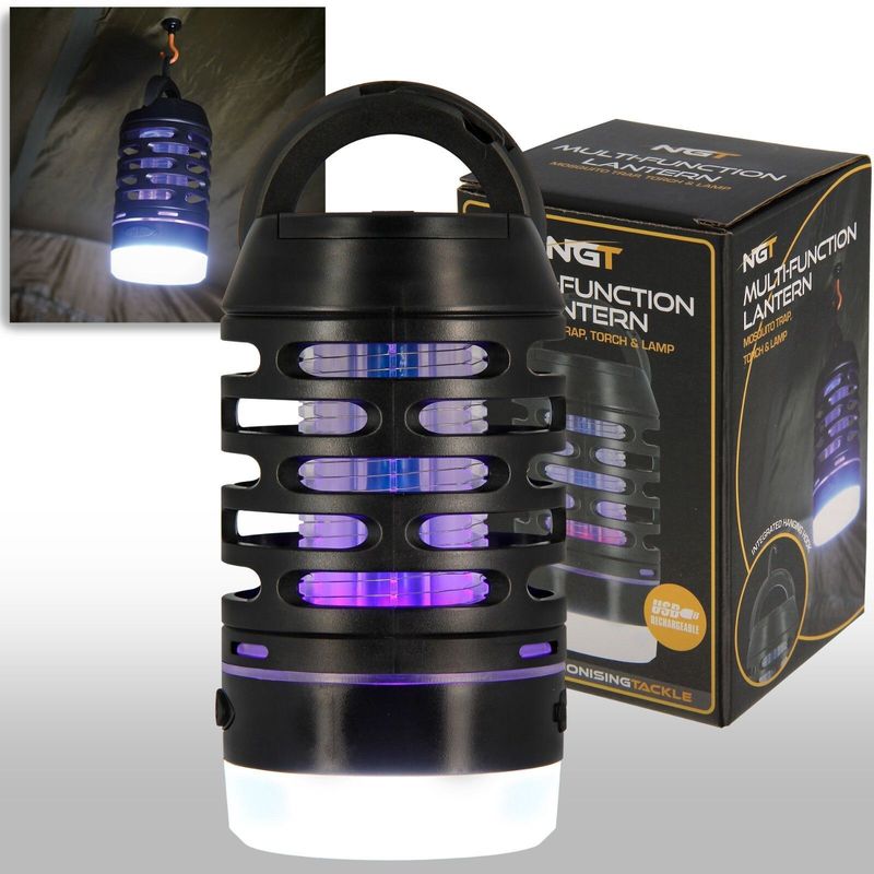 TEMU Zapper Lantern Usb Light Lamp Fly Bug Killer Camping Fishing Travel Ngt