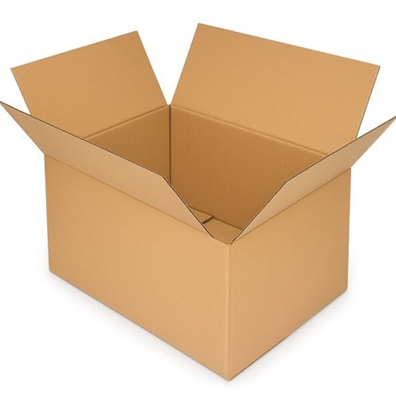 TEMU Scatola con 350x250x190 mm EB580, confezione da 20 pezzi, cartone a 5 per cassette taglia B e traslochi, protegge i prodotti il trasporto e lo