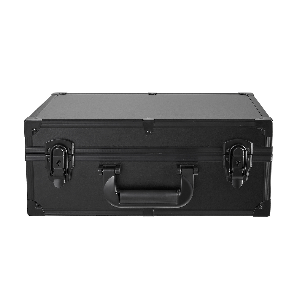 Portable Makeup Case with Mirror, Large Capacity Travel Cosmetic Organizer