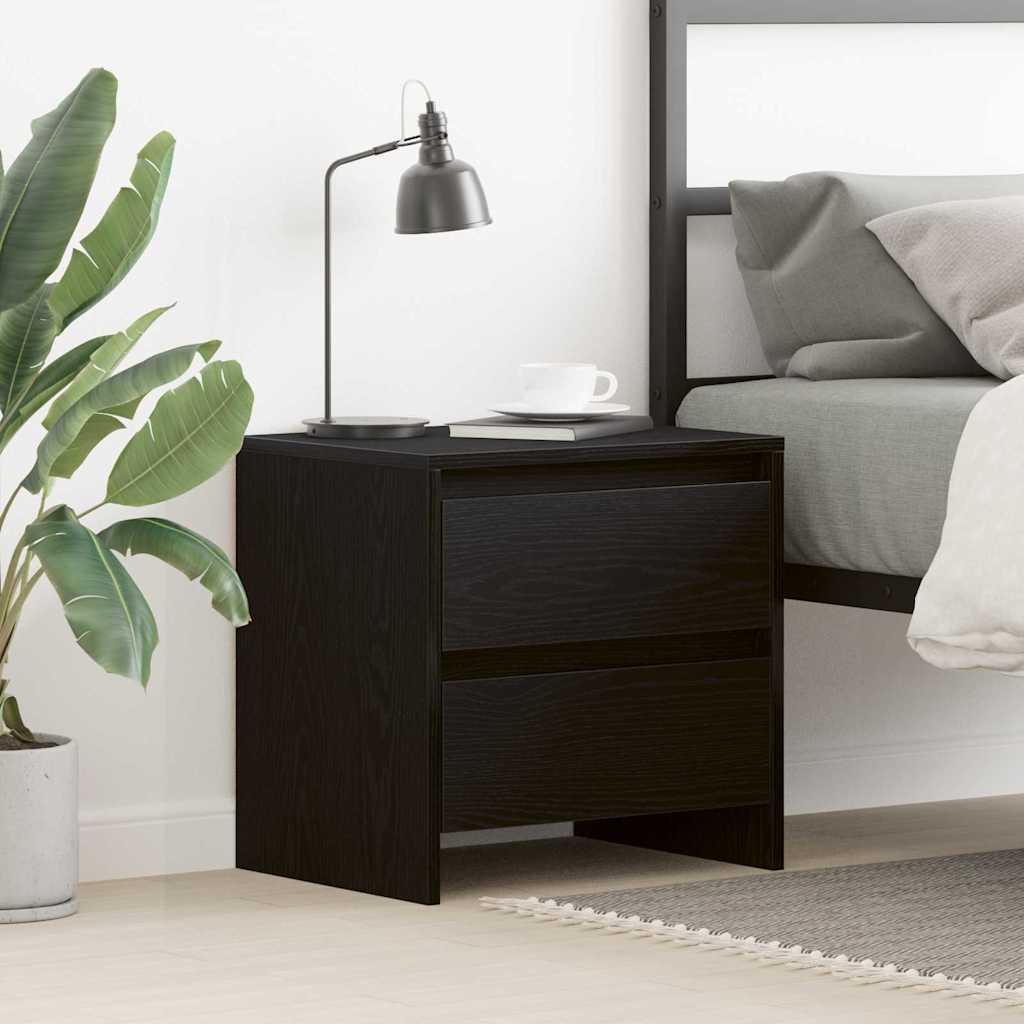 Vidaxl Nightstand Optics 45 X 34 X 44.5 Cm Wood Material, Rustic Nightstand, Chic Storage, Compact Shelf, Practical Solution For Your Room