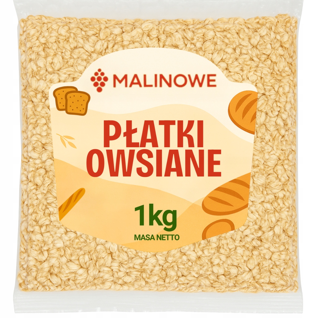 Oat Flakes 1kg Fresh Natural Premium Quality