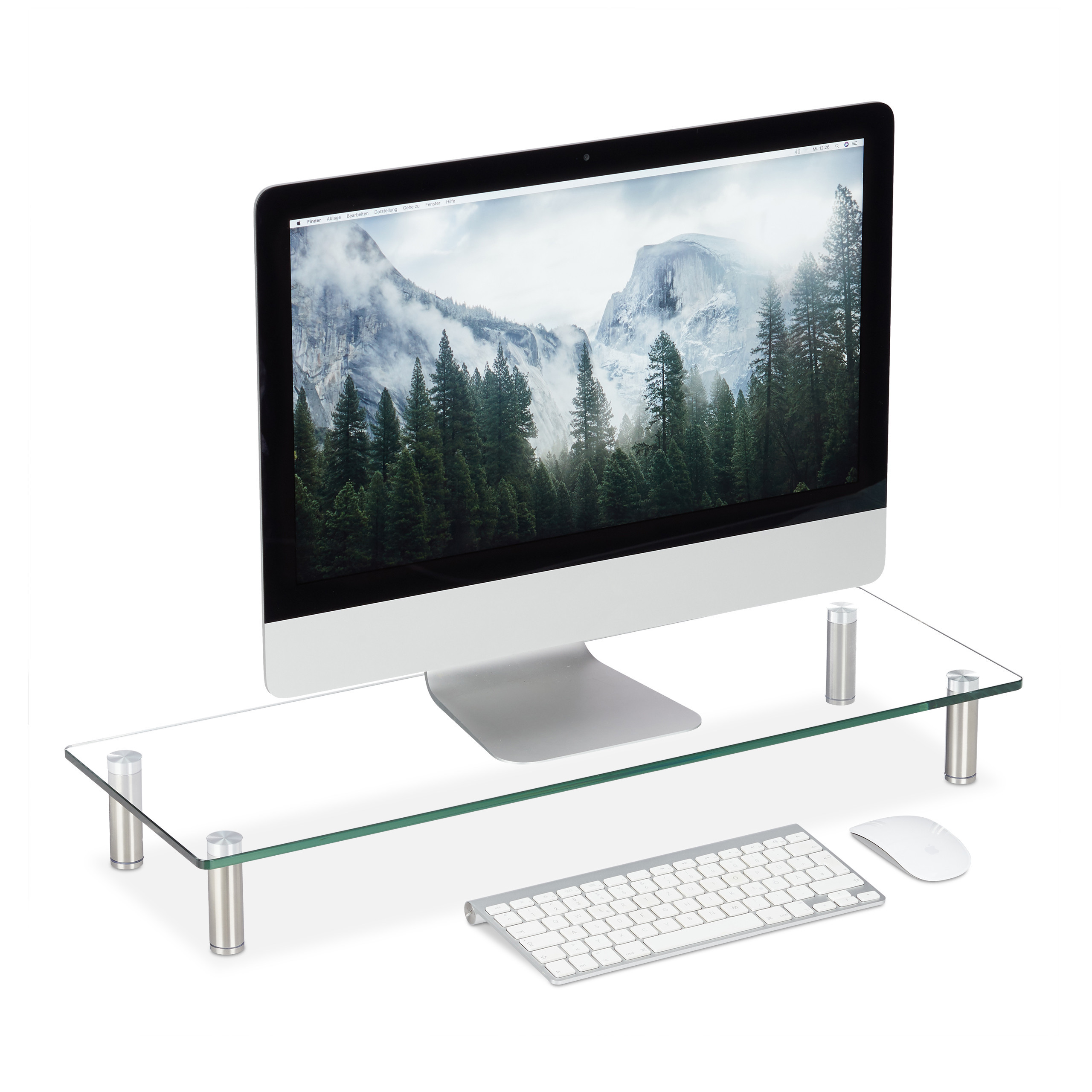 Transparent Screen Stand - (w)70 X (d)24 Cm