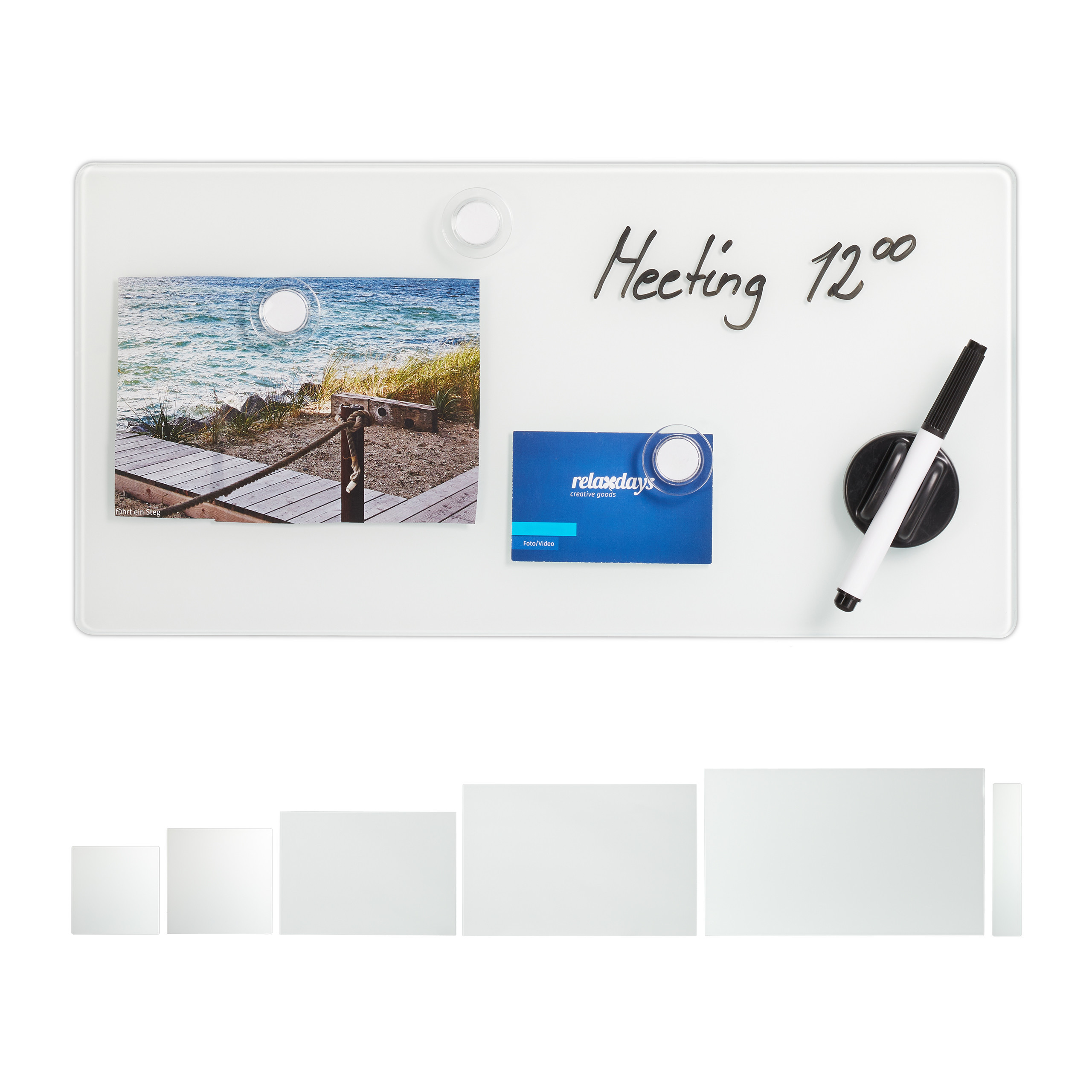 Glass-magnetic Board In White - Cm