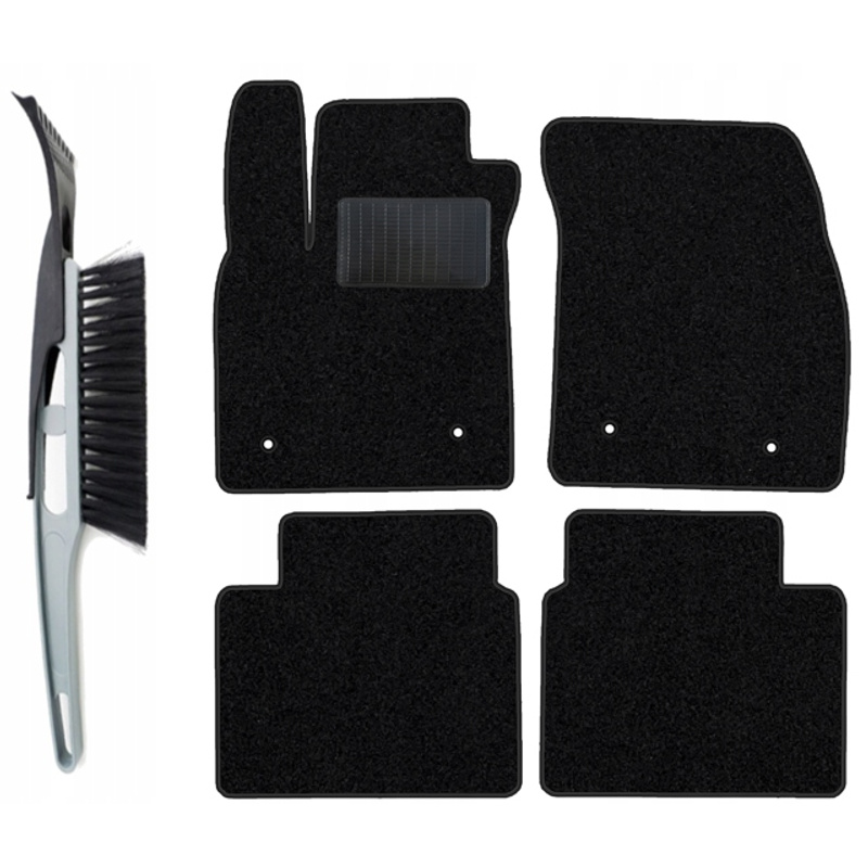 Velour Floor Mats Complete Set For Ford Focus Iv 2018-