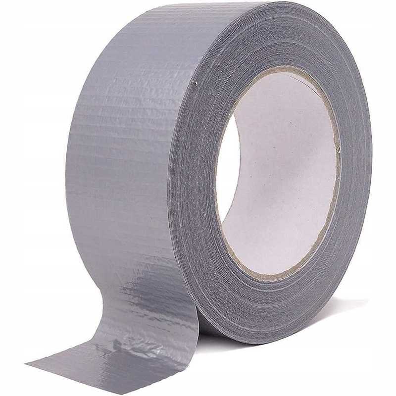 zdjęcie przedmiotu TAŚMA NAPRAWCZA SAMOPRZYLEPNA SREBRNA ZBROJONA SILVER DUCT TAPE MOCNA 15m