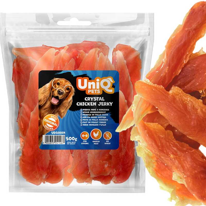 TEMU Delicacy, Soft Chicken Breast Fillet Snack For Dogs (94%) 500g