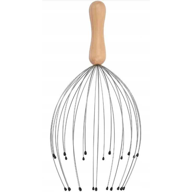 Manual Scalp Massager With - Ergonomic Scratcher With Soft Tips, Durable And Washable, For Deep Relaxation, Stress Reduction And Comfortable , Ideal For Women And Men