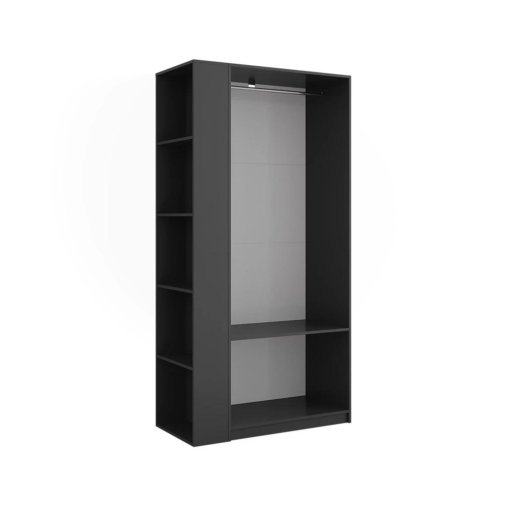 Image of Elmo 80 X 200 Cm 2pcs Set The Wardrobe With Wing Doors, Closet, Living Room Cabinet, 16 Mm Chipboard, Bedroom