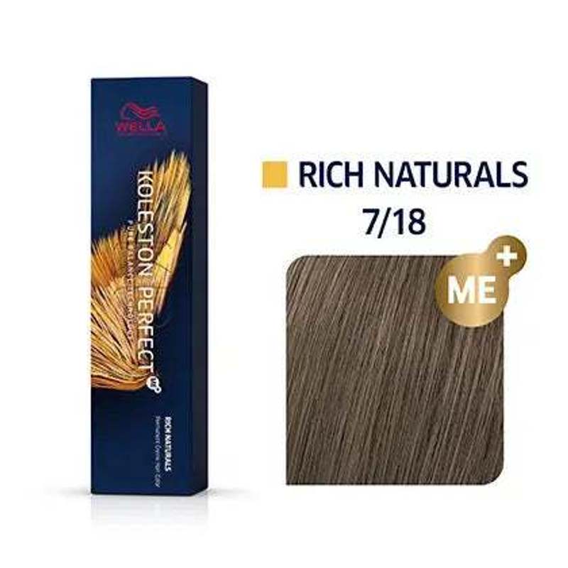 Wella 60ml 7/18 Medium Blonde Ash Pearl