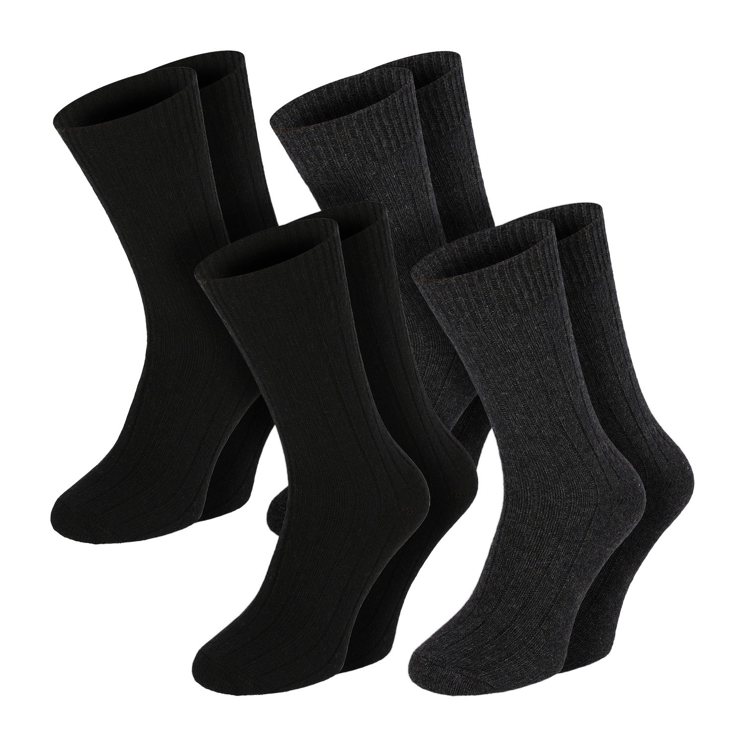 4 Pairs Chili Alpaka Wool Socks Women Men 4 Pairs Winter Socks 35-38 / 39-42 / 43-46