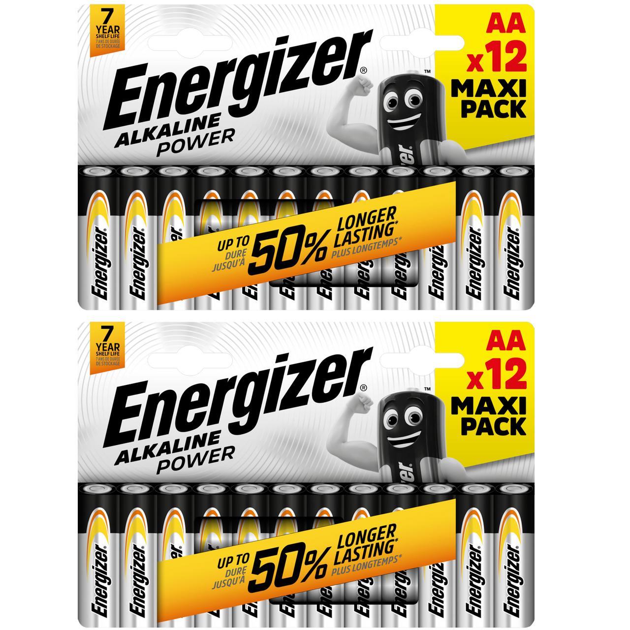 TEMU 2x Alkaline Batteries, Pack Of 12 (24x Batteries In Total)