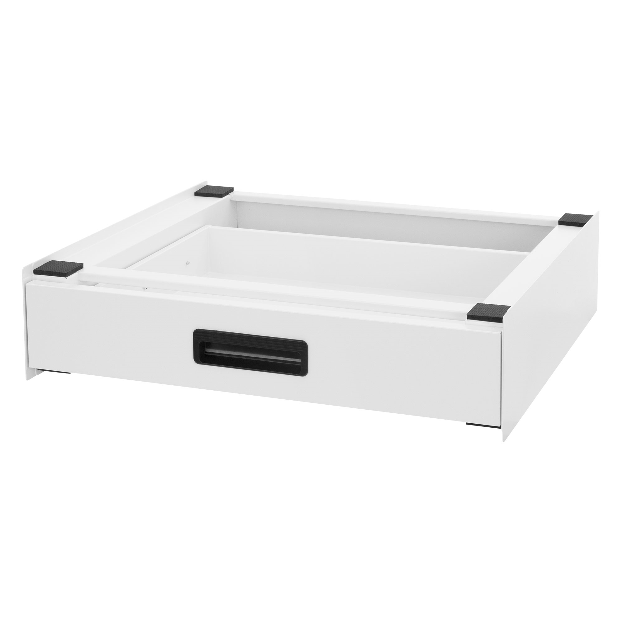 Image of Ml-design Connection Frame For Washing Machine And Dryer With Pull-out Drawer, Made Of Steel, 60.5x54 Cm, Slip-resistant, Universal Frame Build Frame Dryer Column