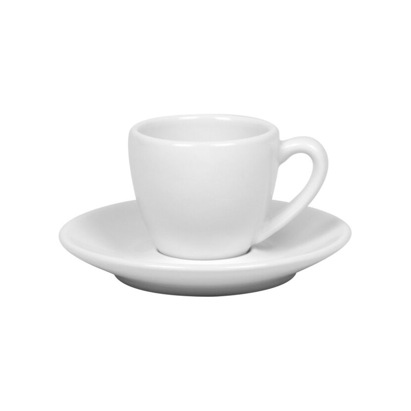 Image of Espresso Cups & Saucers 2pcs Set Coffee 50ml