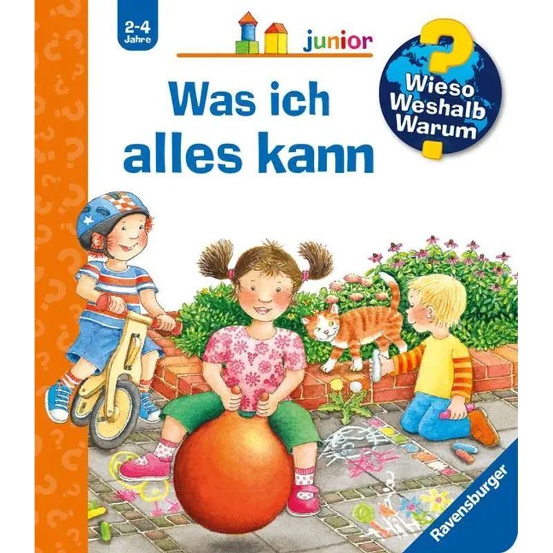 Why What Why Junior, Volume 14: What I Can Do - Paperback - Constanza Droop - Junior - Spiral Binding - 16 Pages - German - 2014 - Ravensburger Publishing House - Ean 9783473328932
