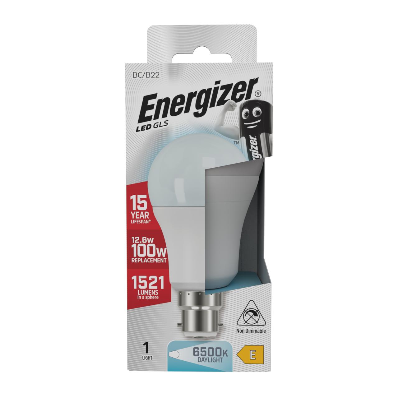 TEMU Led B22 1521lm 12.6w 6500k (daylight) Light Bulb - Pack Of 1