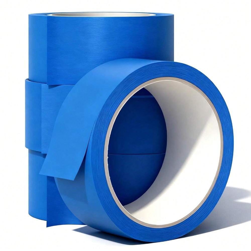 Image of Universal Painted Paper Tape, Residue-free And Removable Without Adhesive Residue, Perfect For Diy Crafts, Handicrafts, And All Kinds Of Automotive Painting Projects