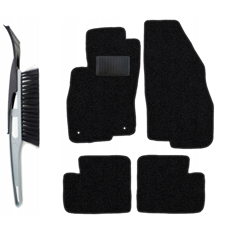TEMU Set Completo Tappetini Auto in Velluto per Fiat Grande Punto 2005-2012