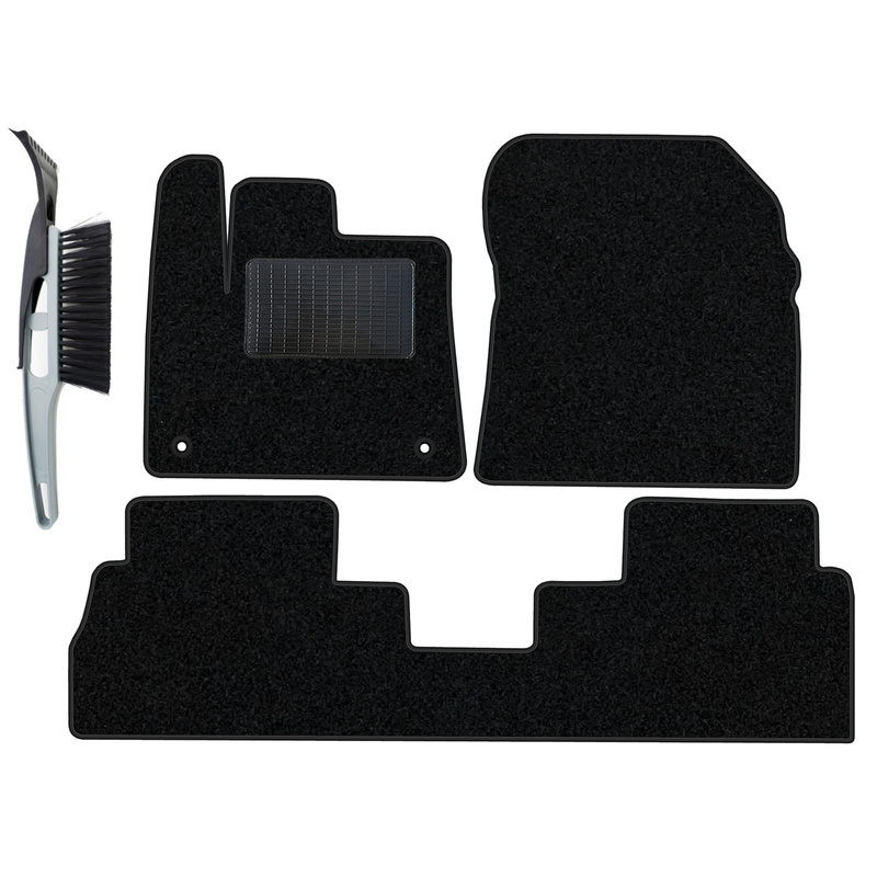 Velour Floor Mats Complete Set For Berlingo 3 5-seat 2018-