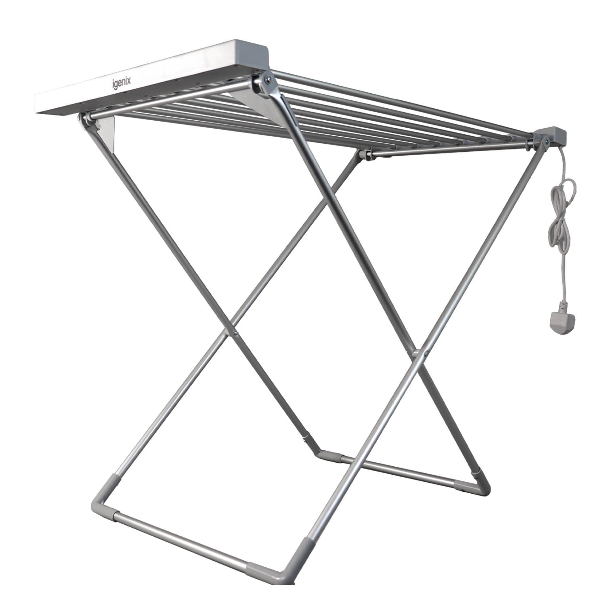 IGENIX IGHA068S Heated Clothes Airer - Silver