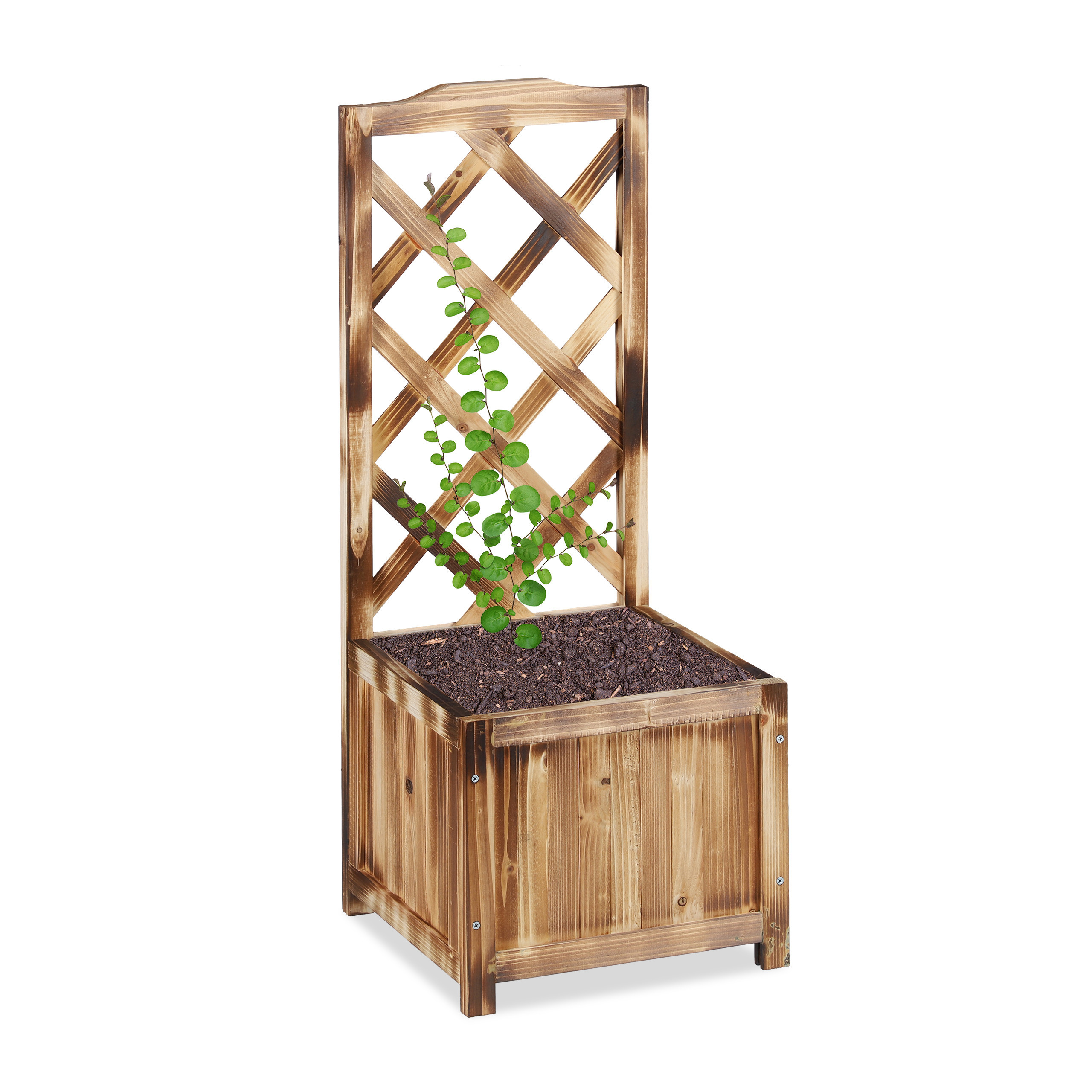 E-shop Rankkasten in Holzfarben - (H)90 cm