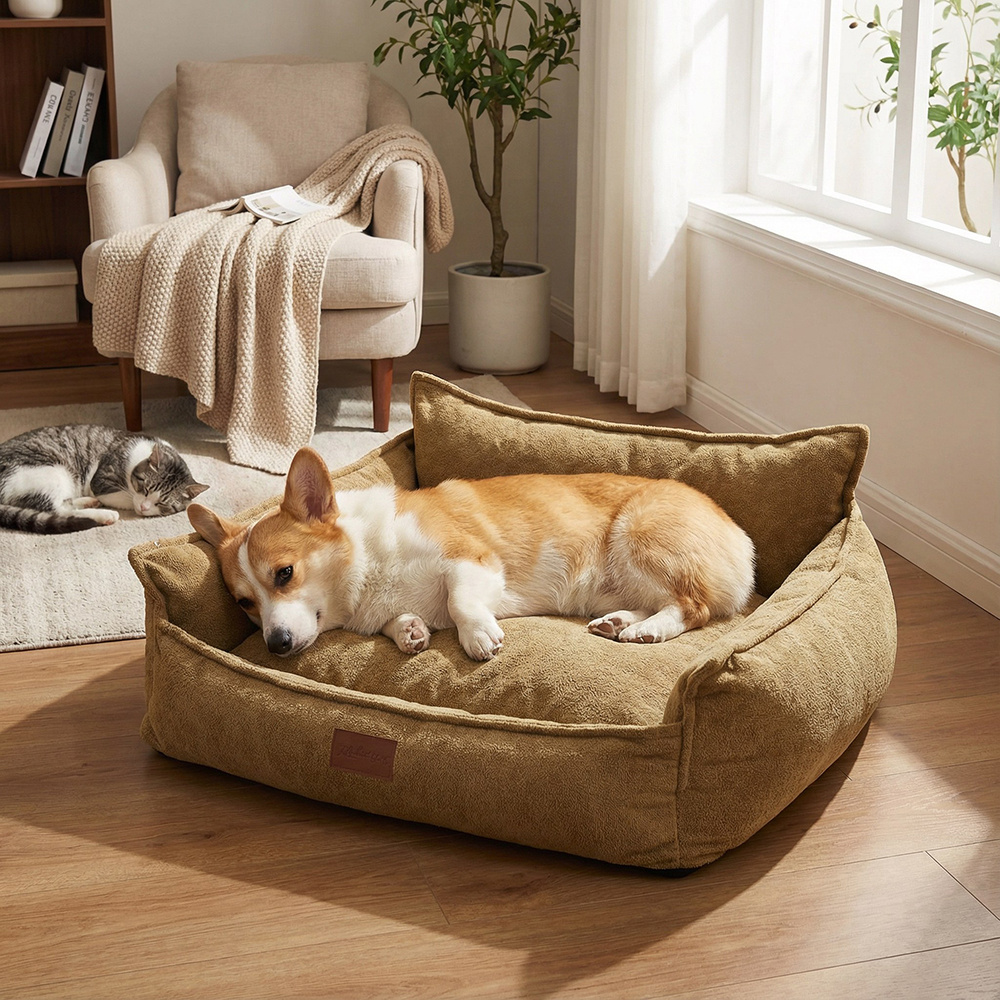 Comfortable Washable Dog Sofa Bed Mat, Soft Cushion