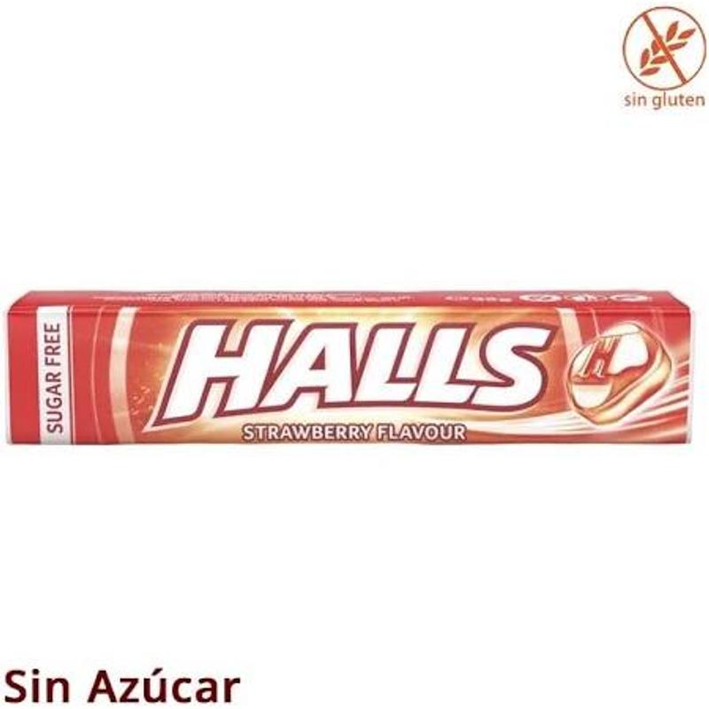 Image of Strawberry Caramel Sugar-free Halls 32g